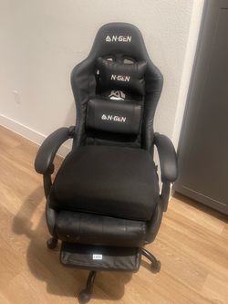 N-GEN Gaming Chair + FREE Cushion – Black