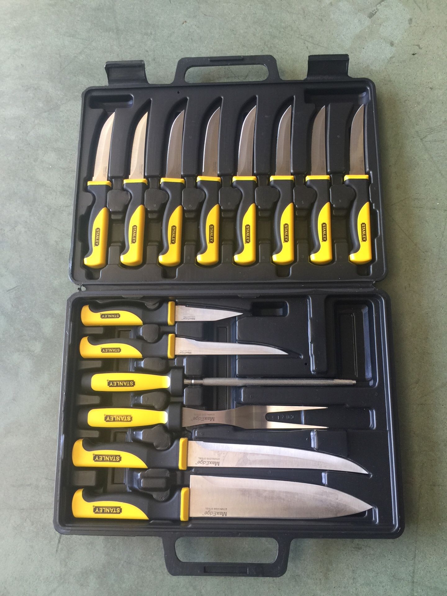Stanley camping knife set