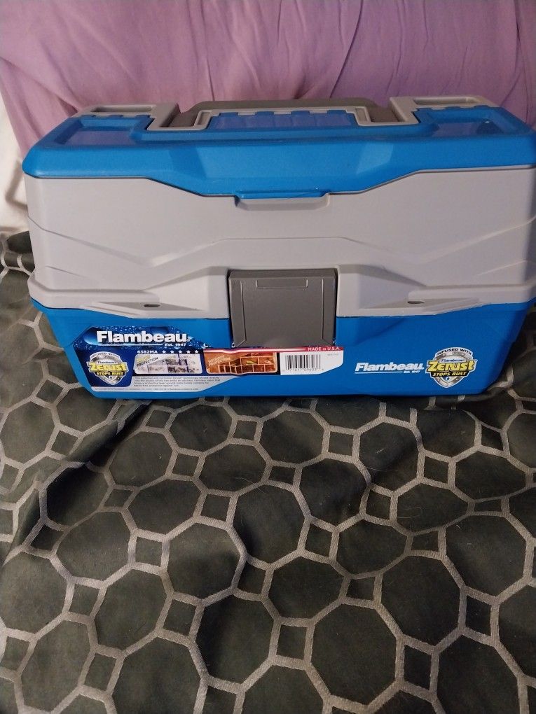 Flambeau Est 1947 Classic Tray Tackle Box Infused With Zerust Stop Rust 15 Dollars