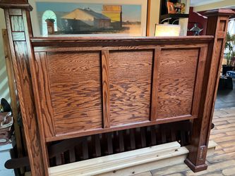 Queen Size Natural Wood Queen Bed Frame