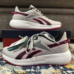Reebok Women’s Lite Plus 3 “Grey Black Proud Pink”