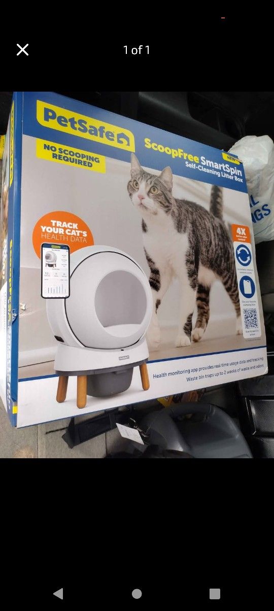 Brand New Pet Safe Scoop Free Smart Spin