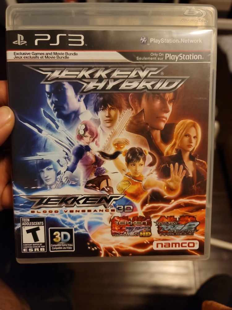 Tekken Hybrid PS3 (Playstation 3) Game Complete with Manual in Good Condition
