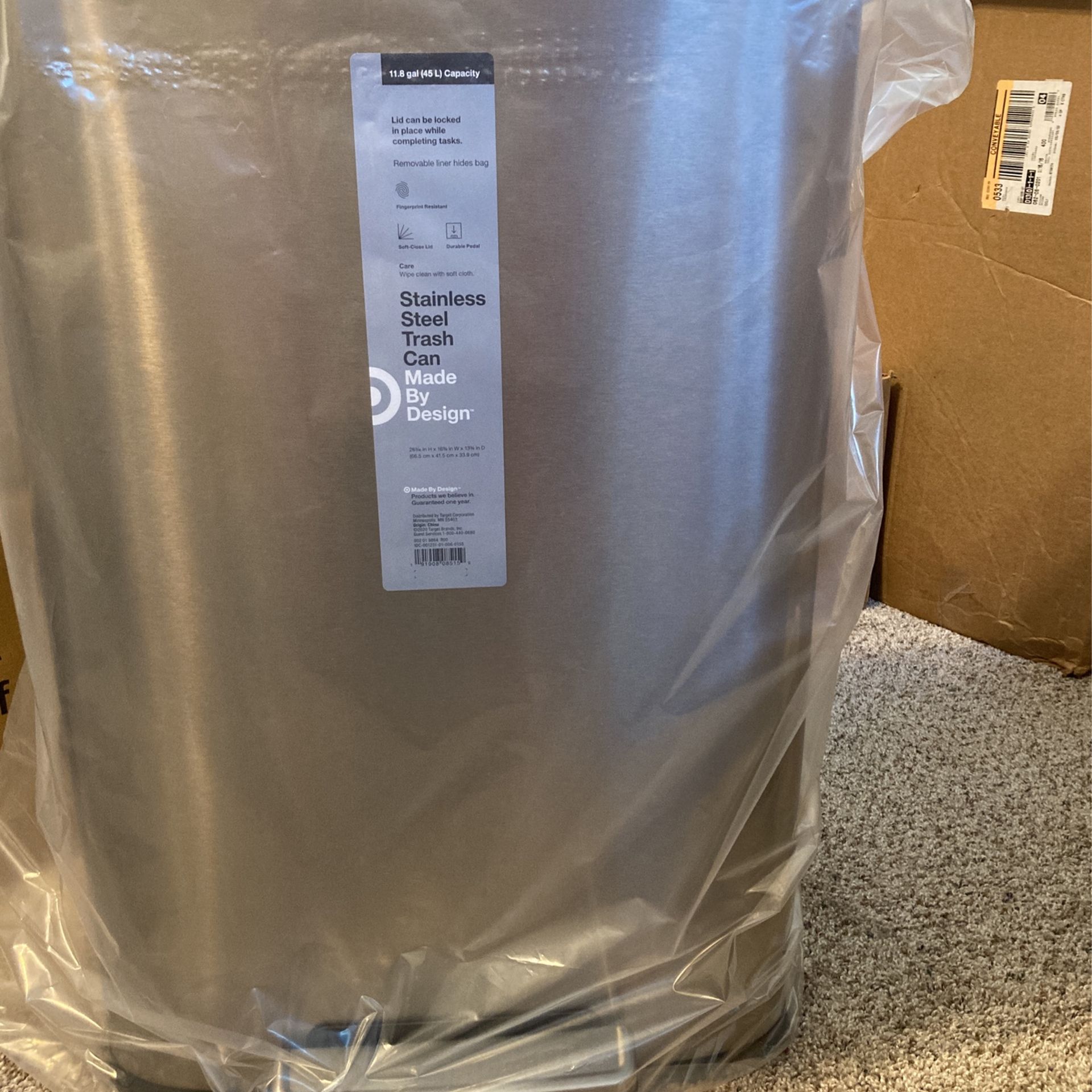 Stainless Steel Trash Can
