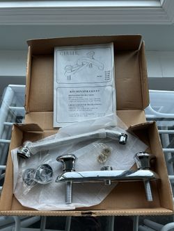 New in box Gerber kitchen sink faucet