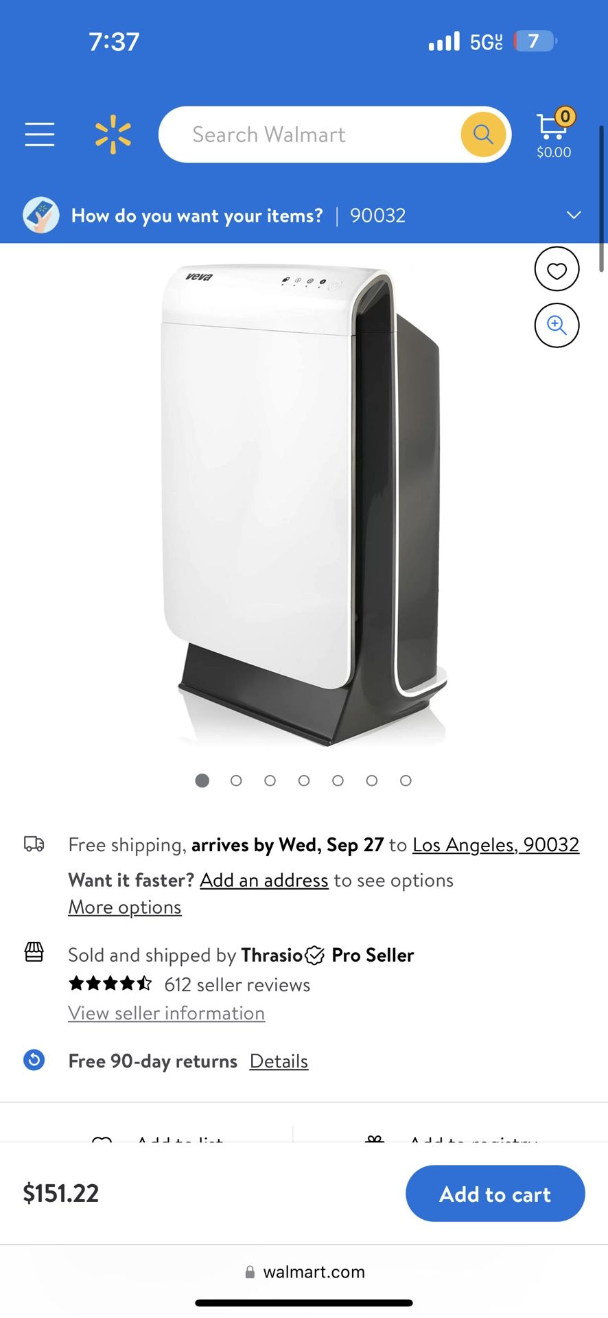 VEVA Air Purifier Large Room ProHEPA 9000 Premium Air Purifiers