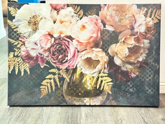 Royal Bouquet Wall Art 36” 24”