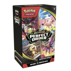 Pokémon Mega Evolution Perfect Order Booster Bundle 6 Packs TCG