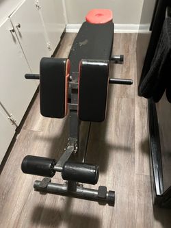 Used lil bench black and red