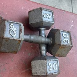 30 pound dumbbell