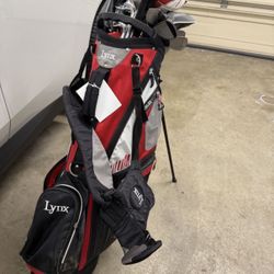 Full Set Of Lynx And Callaway Golf Clubs w/