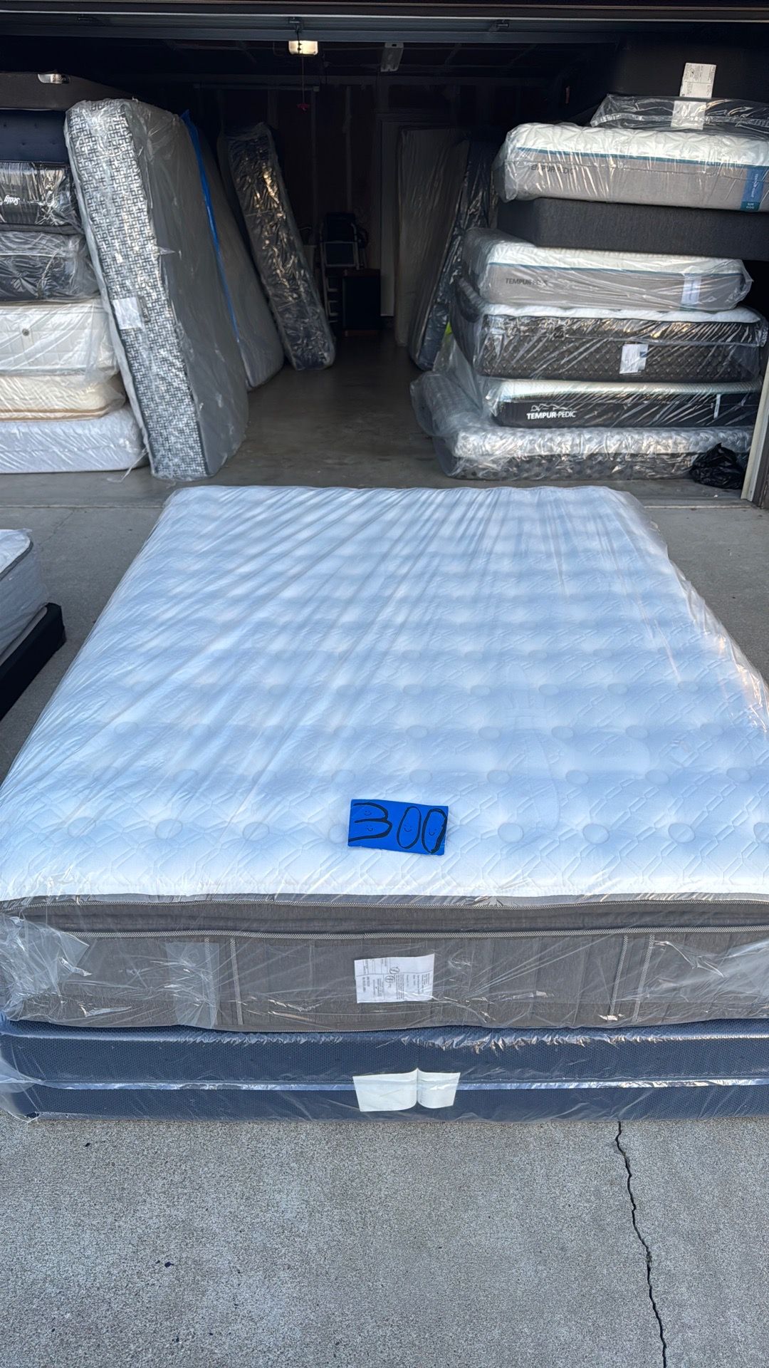 Queen size mattress, and boxspring delivery available