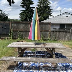 Free Picnic Table w/ Umbrella