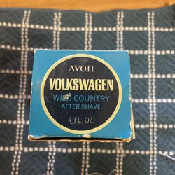 Avon Black Bug Vintage In original box Wild Country After Shave 