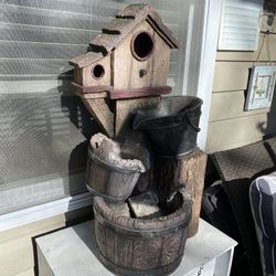 Fountain Birdhouse - Indoor/Outdoor