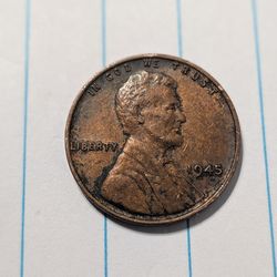 NEW PRICE. 1945 No Mint Penny To