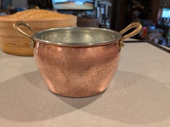 Williams-Sonoma Ruffoni Hammered Copper Pot 2.5 Qt Made in Italy