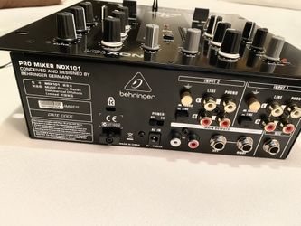 Behringer Pro Mixer NOX101 2-Channel DJ Mixer for Sale in