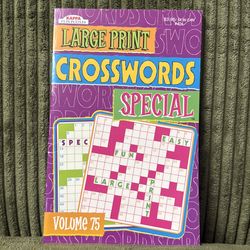 Large print crosswords special