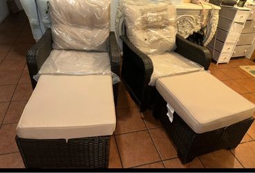 5 piece rocking  chairs patio set