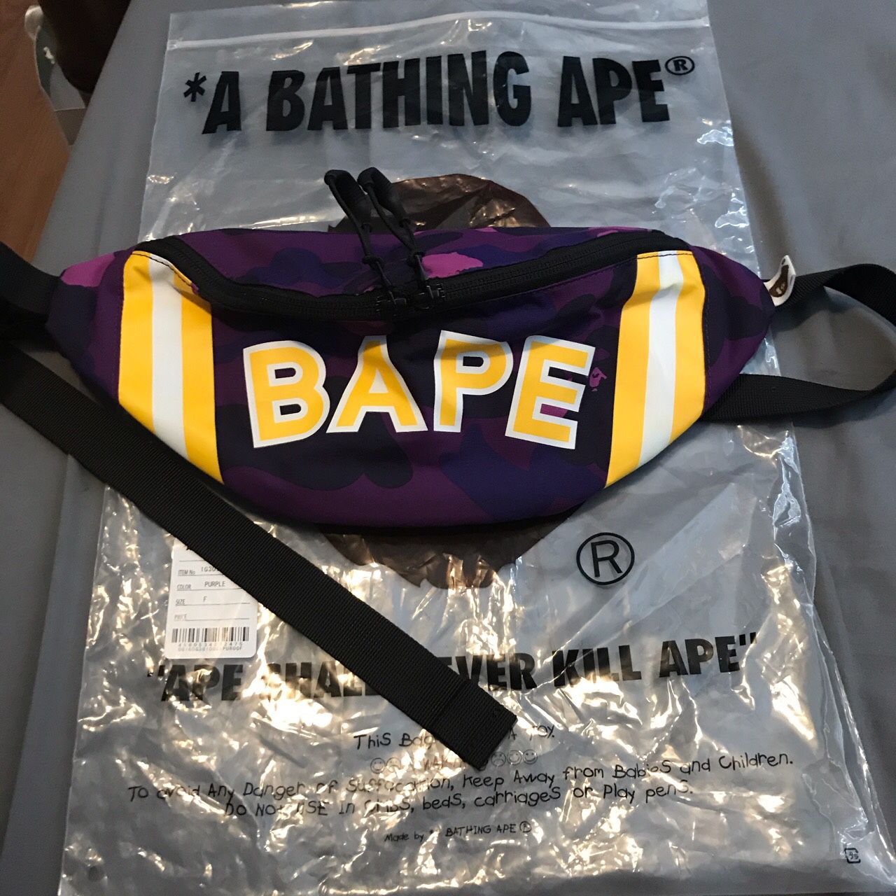 Bape waist bag/fanny pack