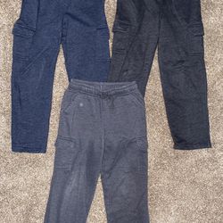 Boys Fleece Pants (3), Size 6