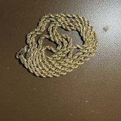 10k Gold Rope Chain