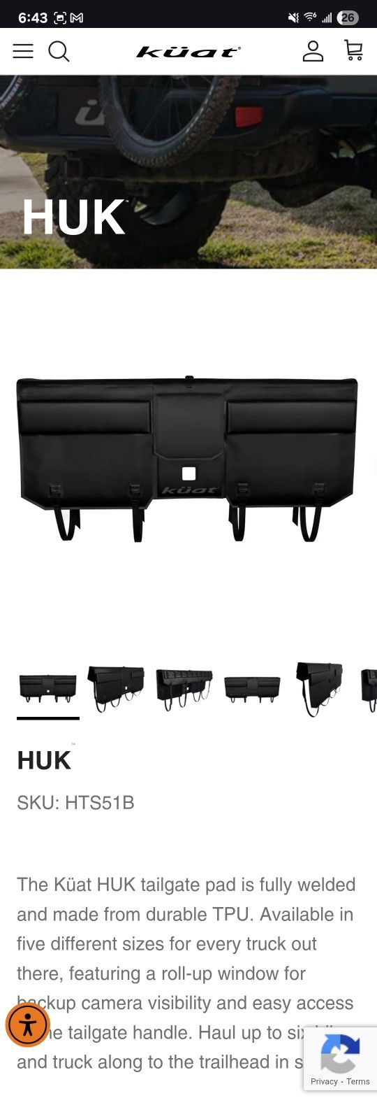 Kuat Tailgate Pad 51"