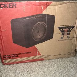 KICKER - CompR 12" Dual-Voice-Coil 2-Ohm Loaded Subwoofer