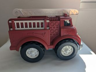 Green Toys Fire Dept Truck Phthalates Free Recycled USA