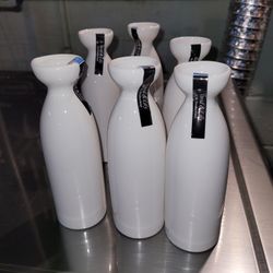 Set Of 6 Sake Bottles 