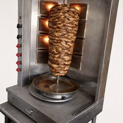 Tacos al pastor / máquina de shawarma