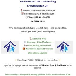 FREE TAG SALE