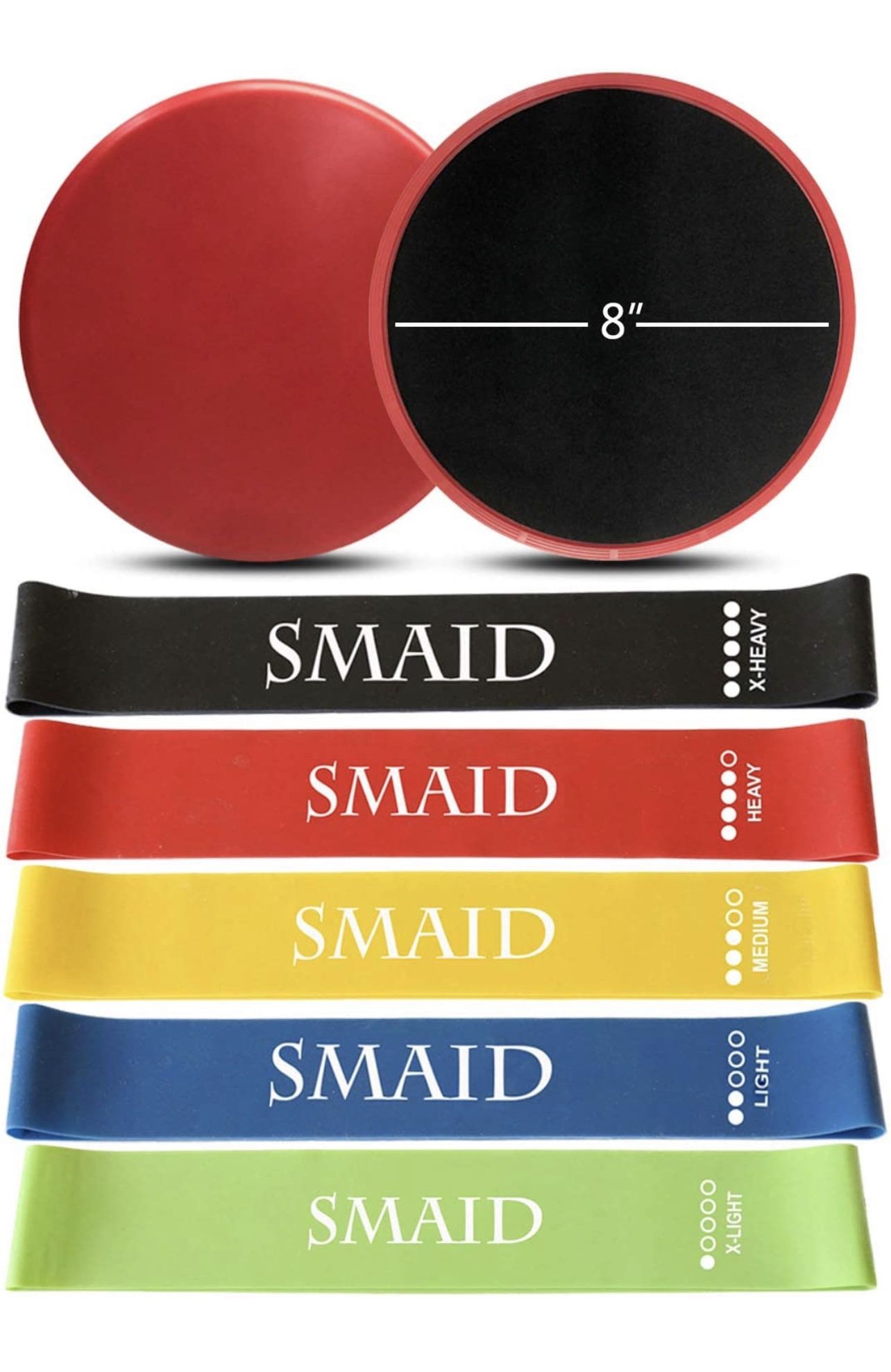 Resistance Bands With Gliding Discs