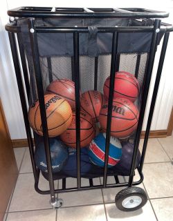 Rolling Ball Storage Cart
