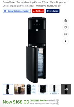 Primo water bottom loading dispenser