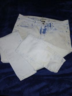 Bleach Wash Jeans