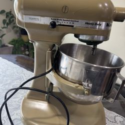 KitchenAid KSM8990CU 5-Quart Commercial Countertop Mixer, 10-Speed, Gear-Driven,