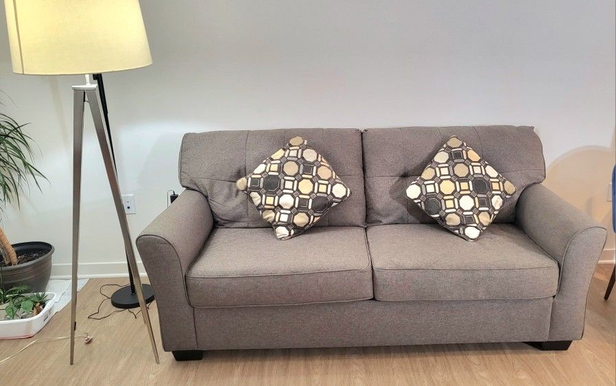 Grey Sofa Couch 3 Seater, Ashley's
