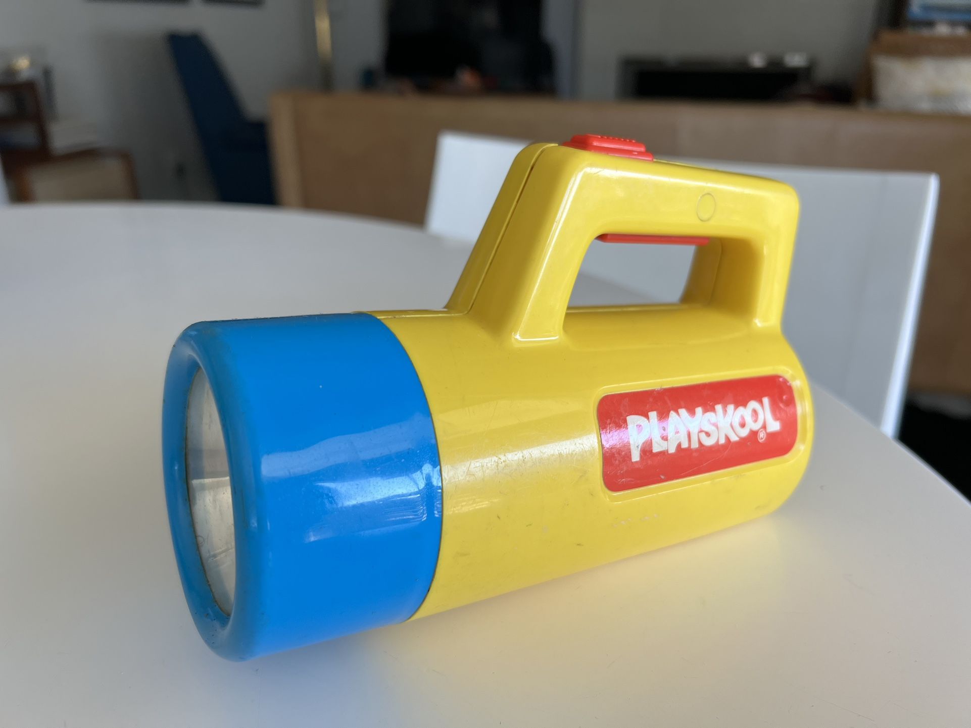 Vintage 1980s Kids Playskool Flashlight 