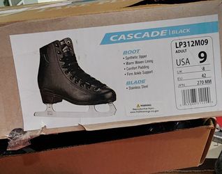 Lake Placid Cascade Men's Figure Ice Skates, Vinyl, Ice Skates