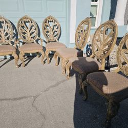 6 Dining Room Chairs 