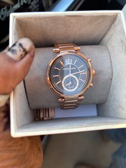 Michael Kors Rose Gold Chronograph Watch
