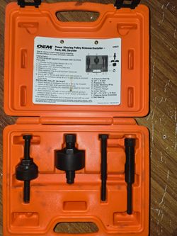 Powersteering pulley removal and install tool