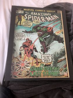 Wall decor comic canvas