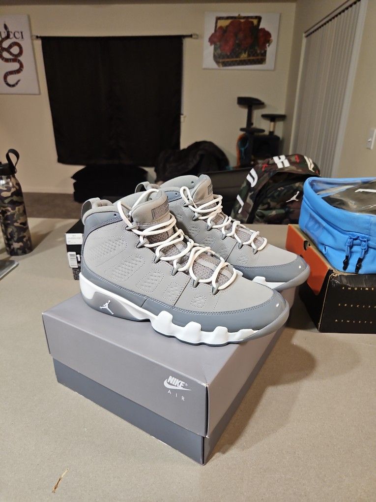 Air Jordan 9 Cool Grey Size 12