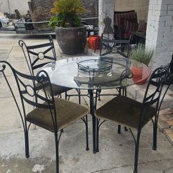 Dining Table Glass Top Changeable Seat Covers