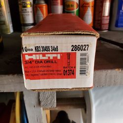 Hilti Anchor Bolts 3/4 Stainless By 8" Long