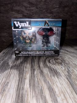 Aquaman- Aquaman + black manta VYNL  collectible
