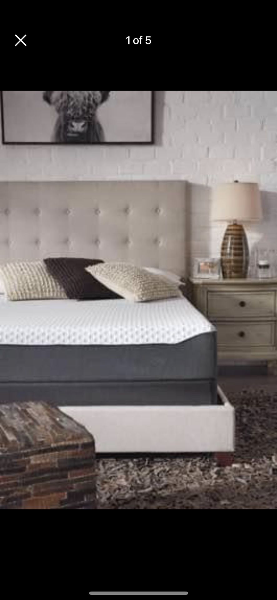 NEW ** Ashley Furniture Gruve 10 Inch Memory Foam King Mattress RETAILS